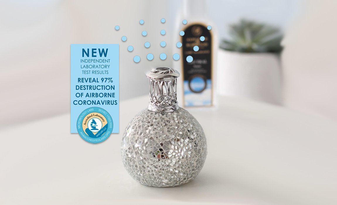 Fragrance Lamps Help Remove Airbourne Coronavirus - CleanTheAir.co.uk