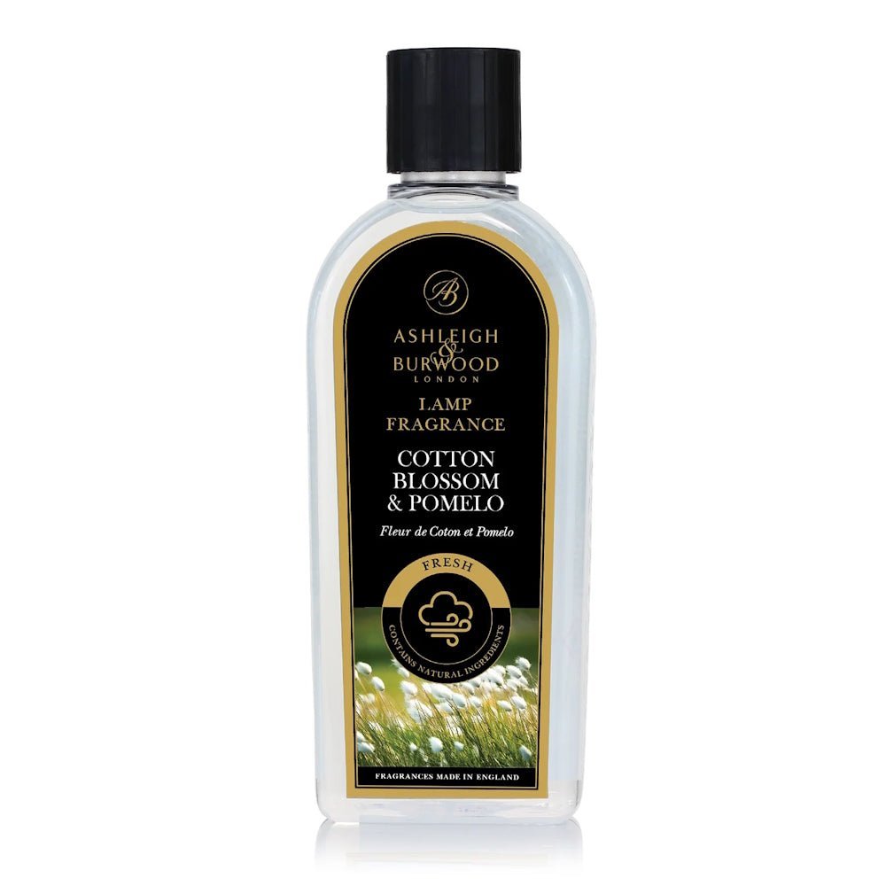 Ashleigh & Burwood Cotton Blossom & Pomelo Fragrance Lamp Oil (500ml) - CleanTheAir.co.uk
