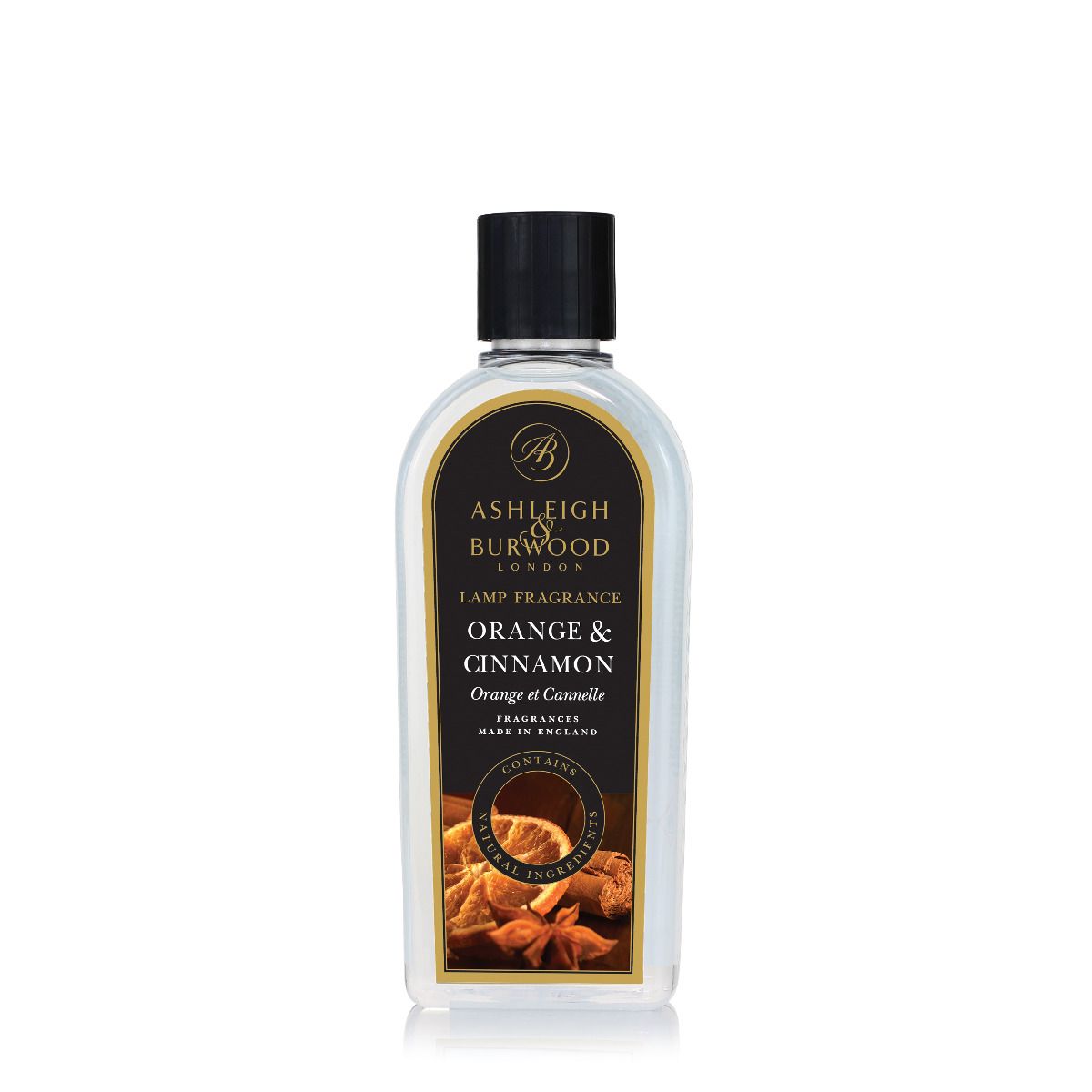 Ashleigh & Burwood Orange & Cinnamon Fragrance Lamp Oil (500ml) - Ashleigh & Burwood Fragrance Lamps from thetraditionalgiftshop.com