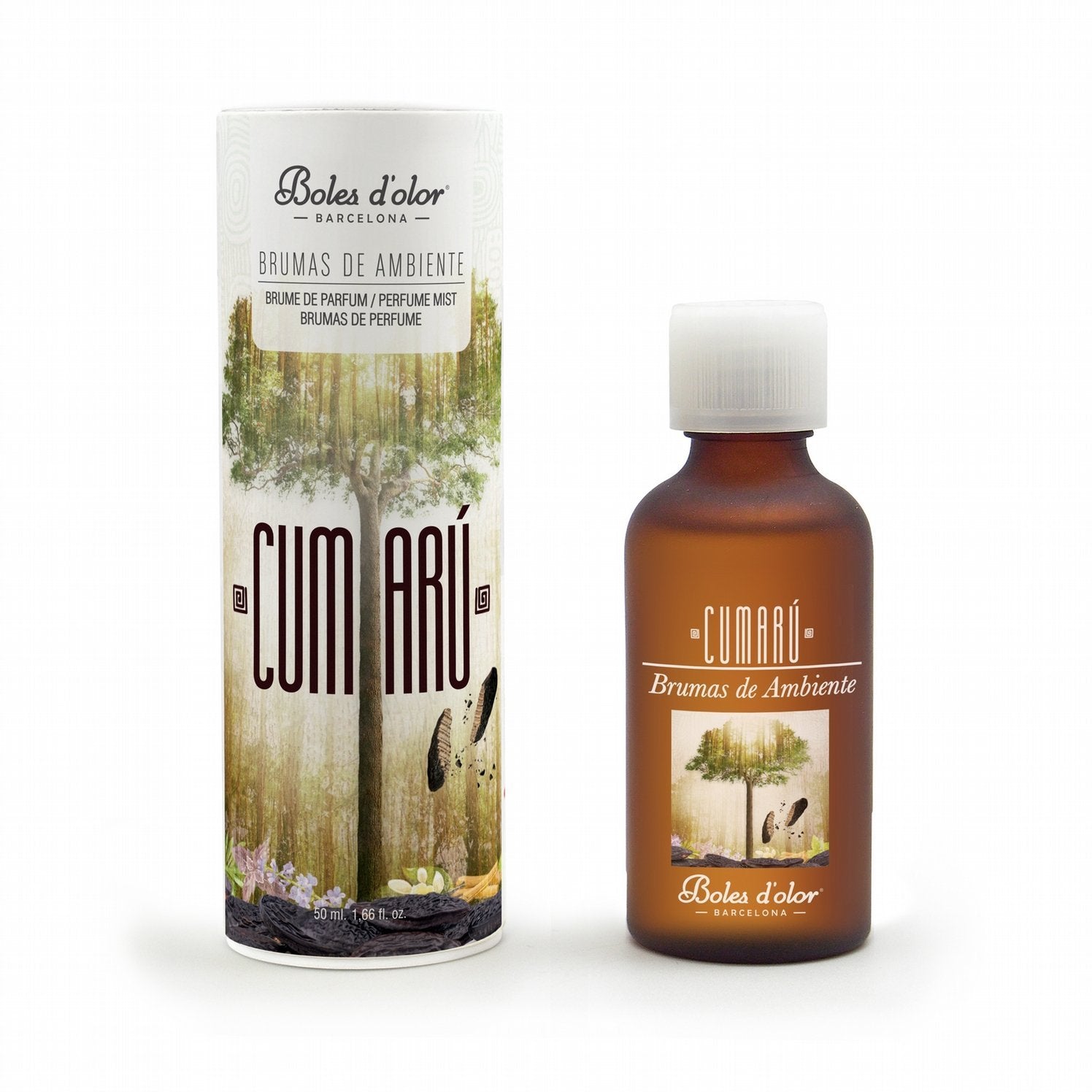 Boles d'olor Cumaru (Haba Tonka) Brumas de Ambiente Essence (50ml) - CleanTheAir.co.uk