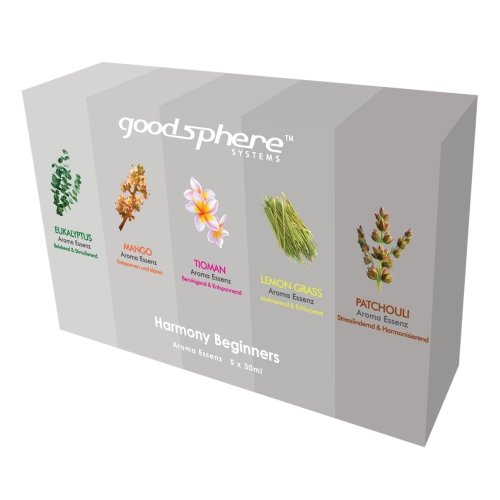 Goodsphere Harmony Essence Sample Pack (5 x 30ml) - CleanTheAir.co.uk