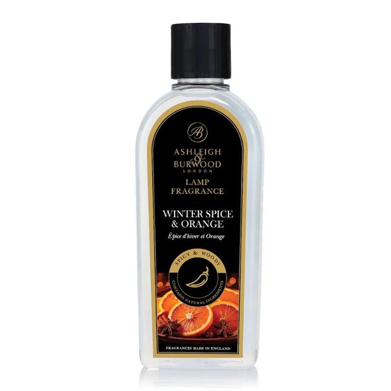 Ashleigh & Burwood Christmas Spice (Winter Spice & Orange) Fragrance Lamp Oil (500ml) - CleanTheAir.co.uk