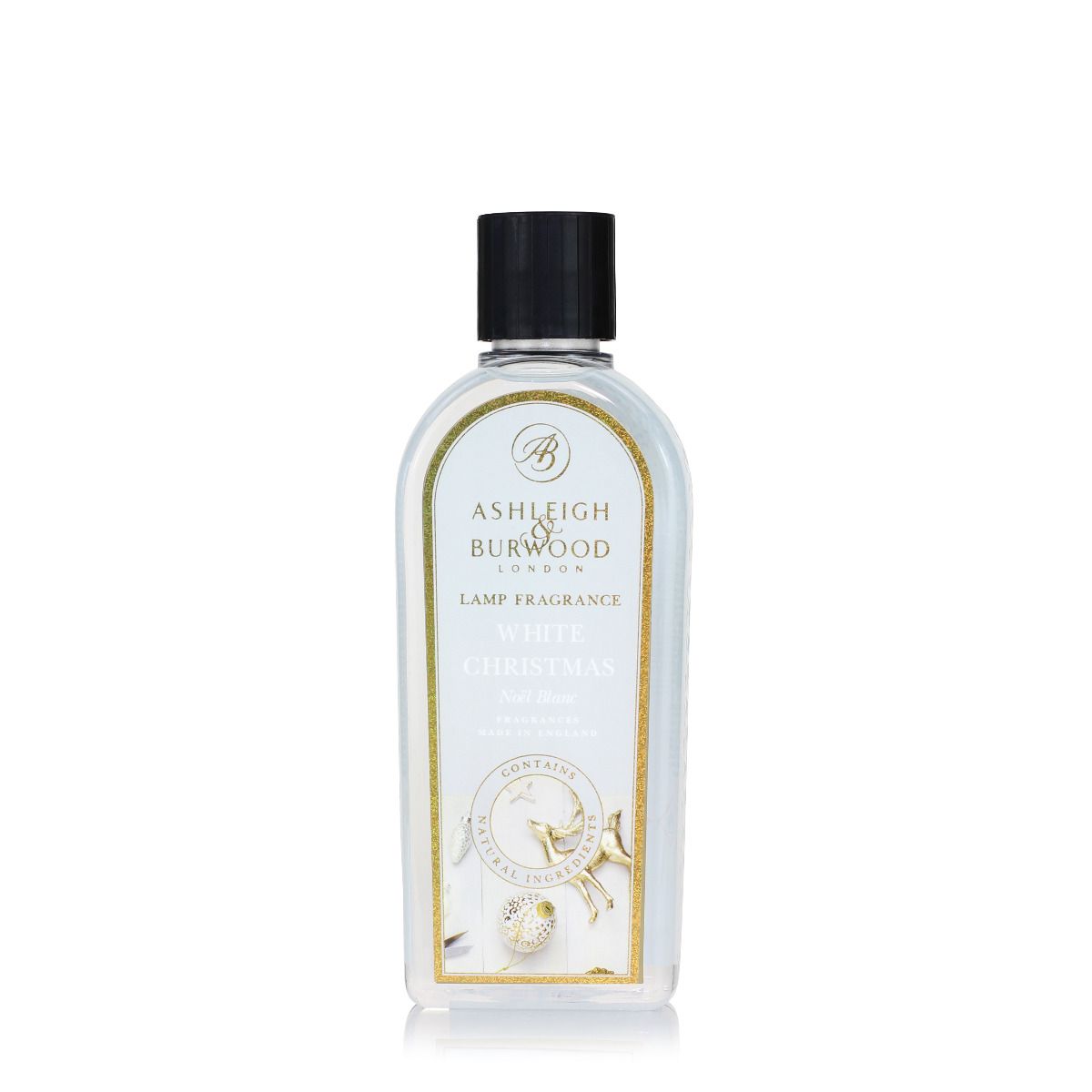 Ashleigh & Burwood White Christmas Fragrance Lamp Oil (500ml) - Ashleigh & Burwood Fragrance Lamps from thetraditionalgiftshop.com