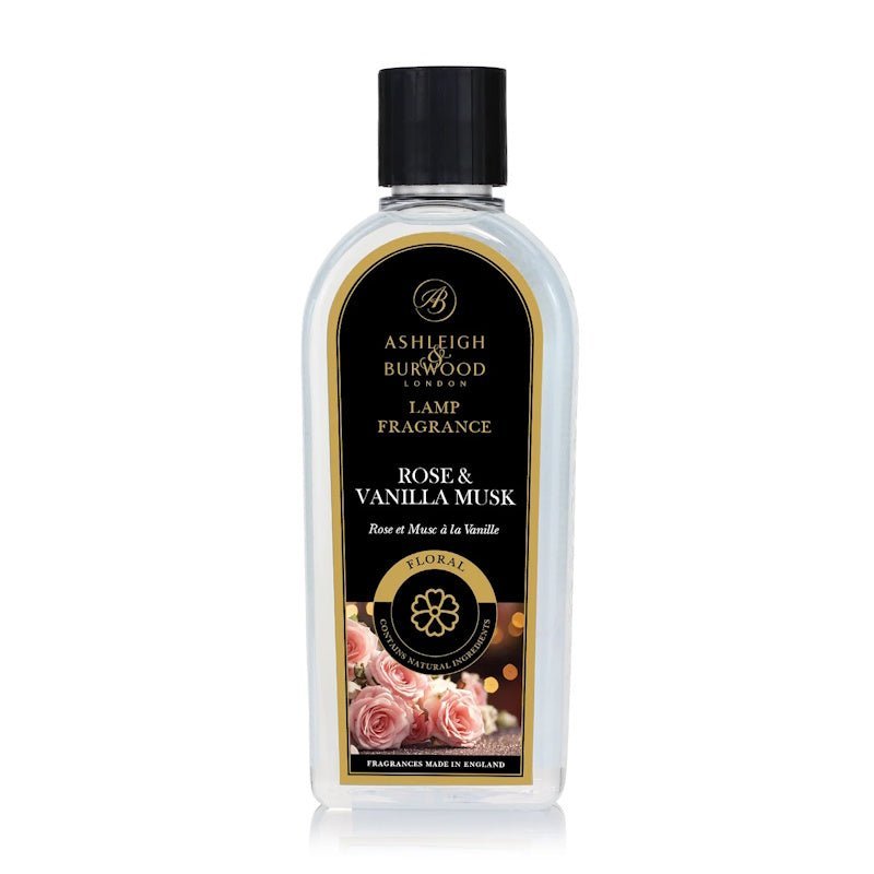 Ashleigh & Burwood White Christmas (Rose & Vanilla Musk) Fragrance Lamp Oil (500ml) - CleanTheAir.co.uk