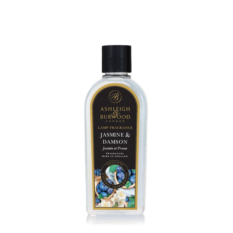Ashleigh & Burwood Jasmine & Damson Fragrance Lamp Oil (500ml) - CleanTheAir.co.uk