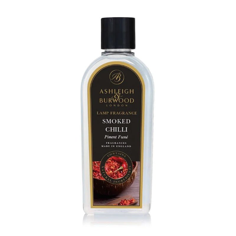 Ashleigh & Burwood Smoked Chilli Fragrance Lamp Oil (500ml) - CleanTheAir.co.uk