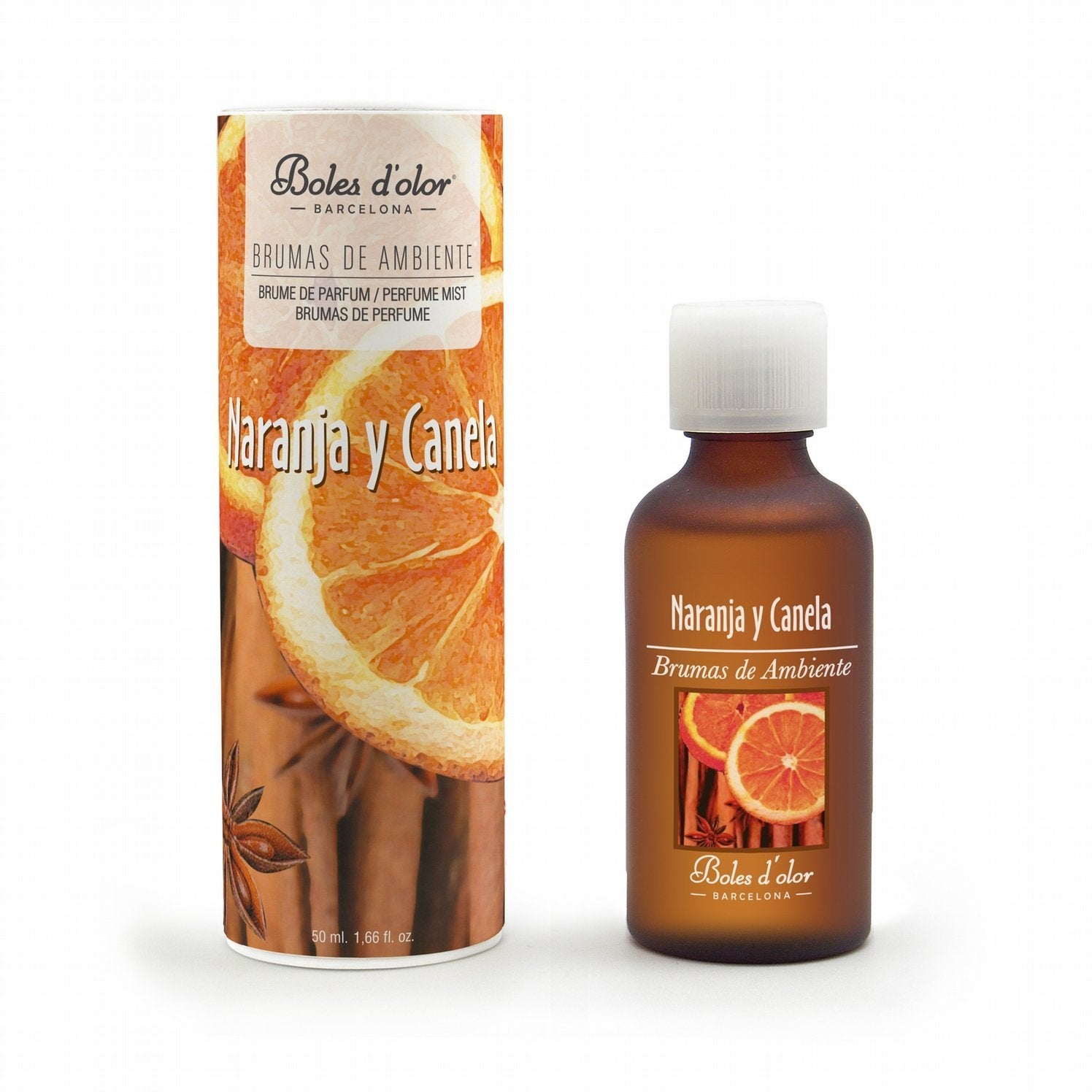 Boles d'olor Orange & Cinnamon (Naranja y Canela) Brumas de Ambiente Essence (50ml) - CleanTheAir.co.uk